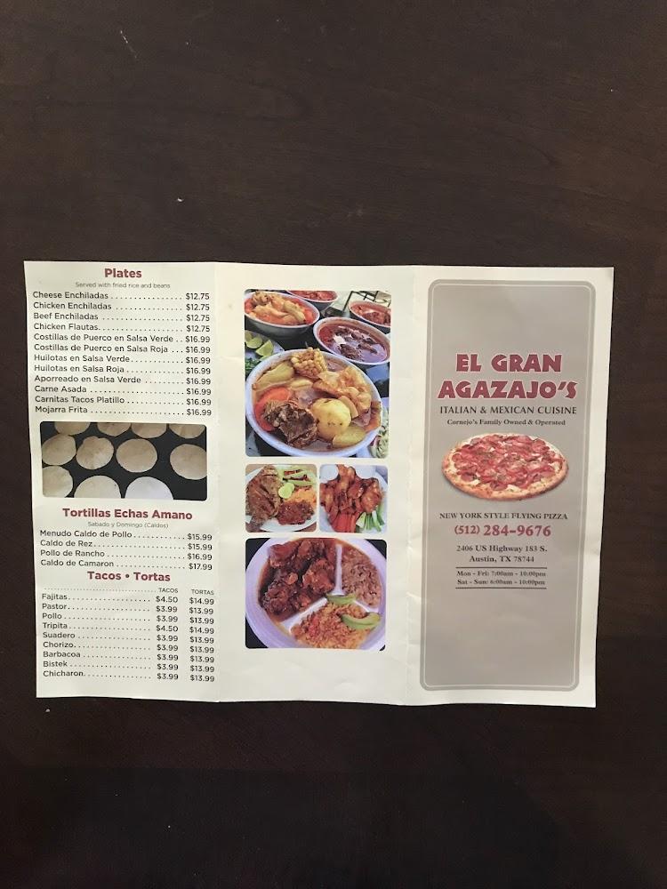 El Gran Agazajo's Italian & Mexican Cuisine Margherita Pizza